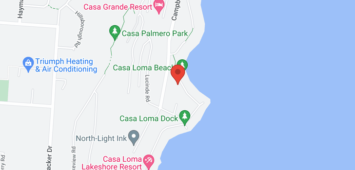 map of 2610 Casa Loma Road